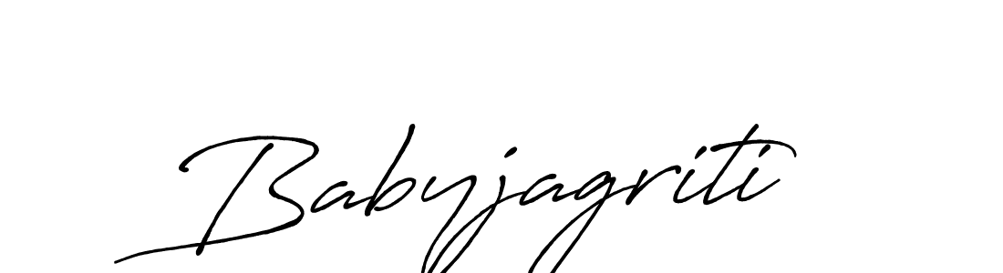 The best way (Antro_Vectra_Bolder) to make a short signature is to pick only two or three words in your name. The name Babyjagriti include a total of six letters. For converting this name. Babyjagriti signature style 7 images and pictures png