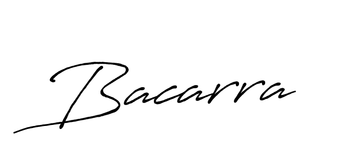 Use a signature maker to create a handwritten signature online. With this signature software, you can design (Antro_Vectra_Bolder) your own signature for name Bacarra. Bacarra signature style 7 images and pictures png