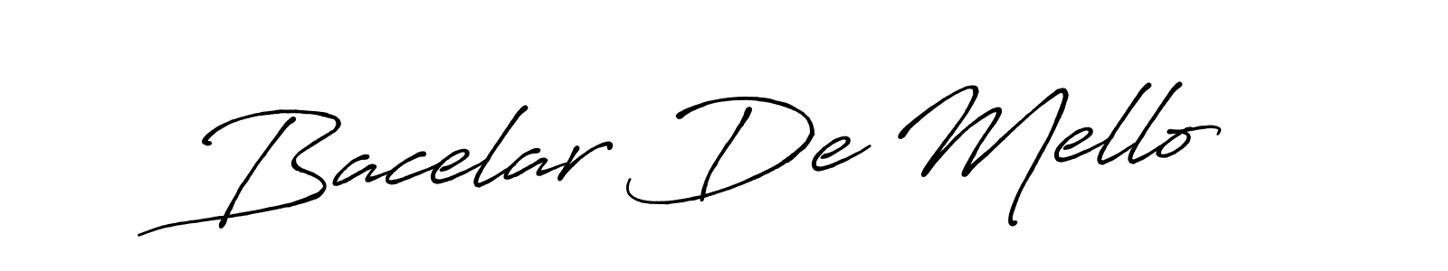 You can use this online signature creator to create a handwritten signature for the name Bacelar De Mello. This is the best online autograph maker. Bacelar De Mello signature style 7 images and pictures png