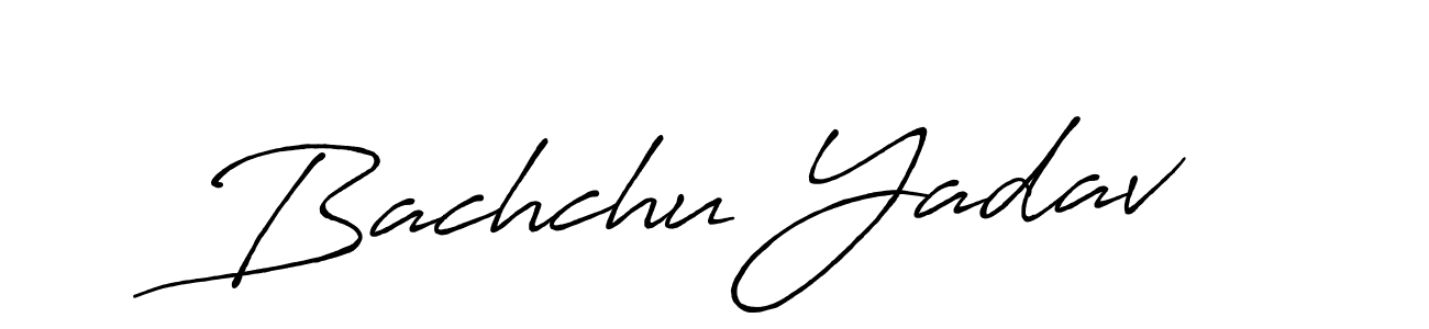 The best way (Antro_Vectra_Bolder) to make a short signature is to pick only two or three words in your name. The name Bachchu Yadav include a total of six letters. For converting this name. Bachchu Yadav signature style 7 images and pictures png