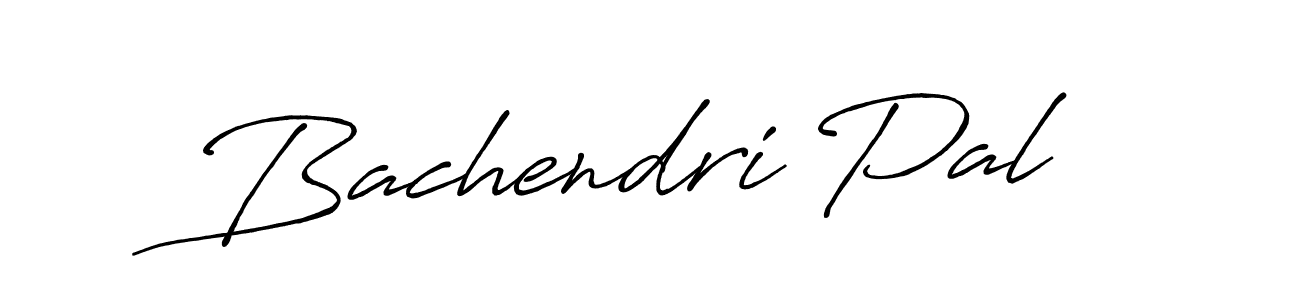 How to make Bachendri Pal name signature. Use Antro_Vectra_Bolder style for creating short signs online. This is the latest handwritten sign. Bachendri Pal signature style 7 images and pictures png