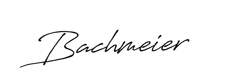 Design your own signature with our free online signature maker. With this signature software, you can create a handwritten (Antro_Vectra_Bolder) signature for name Bachmeier. Bachmeier signature style 7 images and pictures png