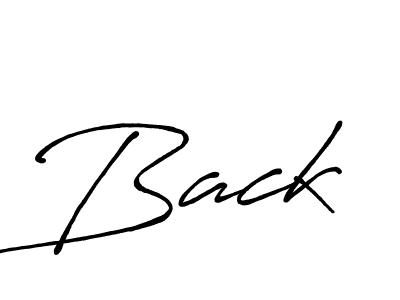 Design your own signature with our free online signature maker. With this signature software, you can create a handwritten (Antro_Vectra_Bolder) signature for name Back. Back signature style 7 images and pictures png