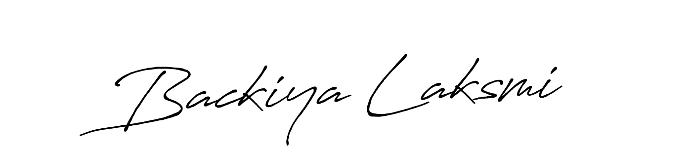 Also we have Backiya Laksmi name is the best signature style. Create professional handwritten signature collection using Antro_Vectra_Bolder autograph style. Backiya Laksmi signature style 7 images and pictures png