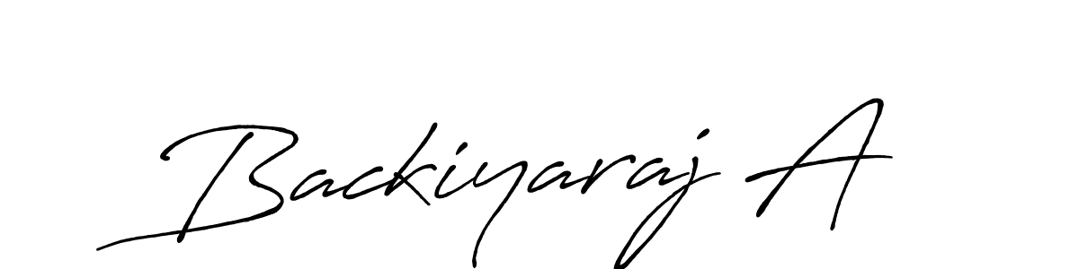 Use a signature maker to create a handwritten signature online. With this signature software, you can design (Antro_Vectra_Bolder) your own signature for name Backiyaraj A. Backiyaraj A signature style 7 images and pictures png