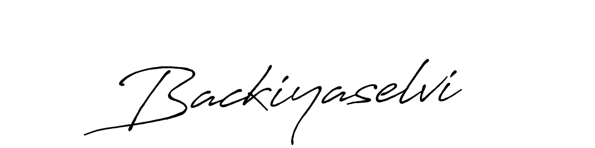 How to make Backiyaselvi signature? Antro_Vectra_Bolder is a professional autograph style. Create handwritten signature for Backiyaselvi name. Backiyaselvi signature style 7 images and pictures png