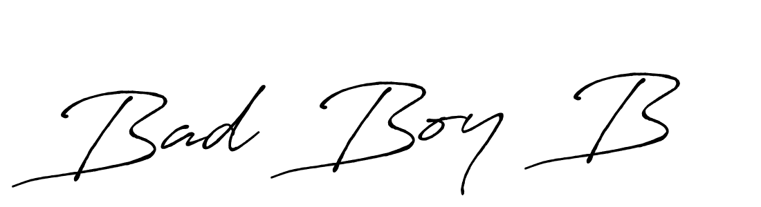 Also we have Bad  Boy  B name is the best signature style. Create professional handwritten signature collection using Antro_Vectra_Bolder autograph style. Bad  Boy  B signature style 7 images and pictures png