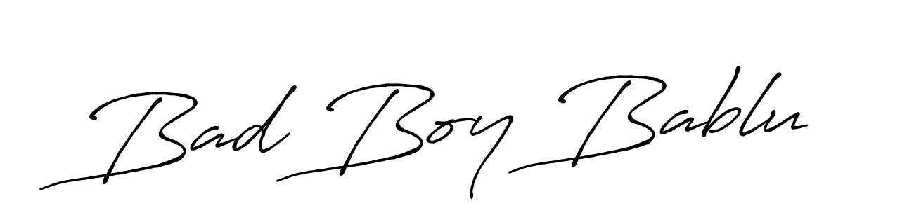 Make a beautiful signature design for name Bad Boy Bablu. Use this online signature maker to create a handwritten signature for free. Bad Boy Bablu signature style 7 images and pictures png