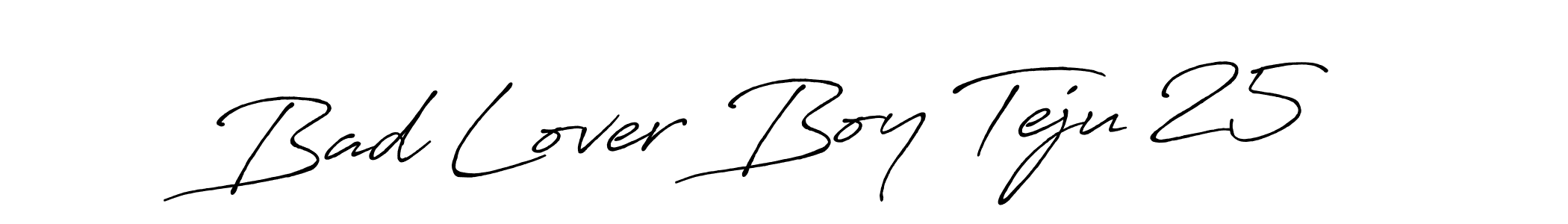 Also You can easily find your signature by using the search form. We will create Bad Lover Boy Teju 25 name handwritten signature images for you free of cost using Antro_Vectra_Bolder sign style. Bad Lover Boy Teju 25 signature style 7 images and pictures png