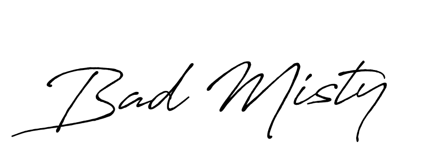 Make a beautiful signature design for name Bad Misty. Use this online signature maker to create a handwritten signature for free. Bad Misty signature style 7 images and pictures png