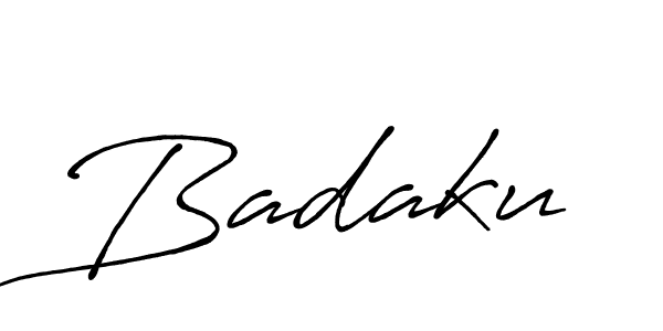 How to Draw Badaku signature style? Antro_Vectra_Bolder is a latest design signature styles for name Badaku. Badaku signature style 7 images and pictures png