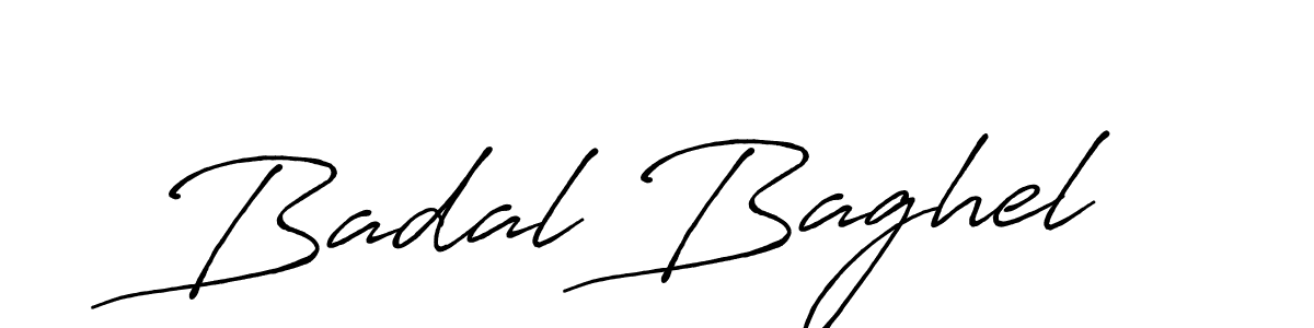 How to make Badal Baghel signature? Antro_Vectra_Bolder is a professional autograph style. Create handwritten signature for Badal Baghel name. Badal Baghel signature style 7 images and pictures png
