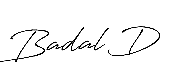 This is the best signature style for the Badal D name. Also you like these signature font (Antro_Vectra_Bolder). Mix name signature. Badal D signature style 7 images and pictures png
