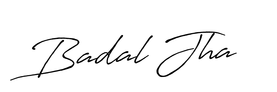 Also You can easily find your signature by using the search form. We will create Badal Jha name handwritten signature images for you free of cost using Antro_Vectra_Bolder sign style. Badal Jha signature style 7 images and pictures png