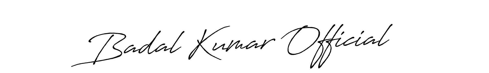 Also we have Badal Kumar Official name is the best signature style. Create professional handwritten signature collection using Antro_Vectra_Bolder autograph style. Badal Kumar Official signature style 7 images and pictures png