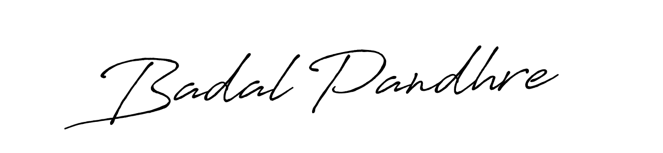 Make a beautiful signature design for name Badal Pandhre. Use this online signature maker to create a handwritten signature for free. Badal Pandhre signature style 7 images and pictures png