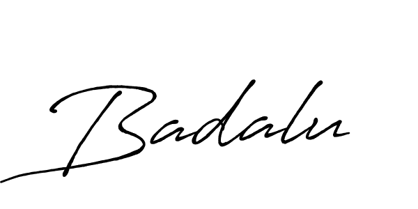 Also You can easily find your signature by using the search form. We will create Badalu name handwritten signature images for you free of cost using Antro_Vectra_Bolder sign style. Badalu signature style 7 images and pictures png