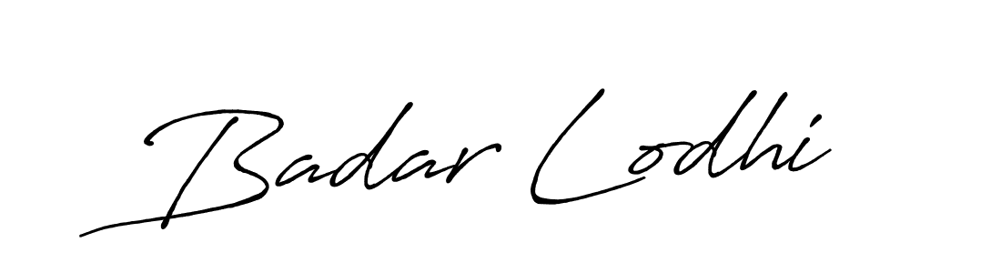 Badar Lodhi stylish signature style. Best Handwritten Sign (Antro_Vectra_Bolder) for my name. Handwritten Signature Collection Ideas for my name Badar Lodhi. Badar Lodhi signature style 7 images and pictures png