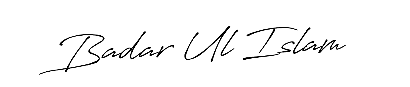 if you are searching for the best signature style for your name Badar Ul Islam. so please give up your signature search. here we have designed multiple signature styles  using Antro_Vectra_Bolder. Badar Ul Islam signature style 7 images and pictures png