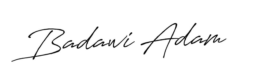 Badawi Adam stylish signature style. Best Handwritten Sign (Antro_Vectra_Bolder) for my name. Handwritten Signature Collection Ideas for my name Badawi Adam. Badawi Adam signature style 7 images and pictures png