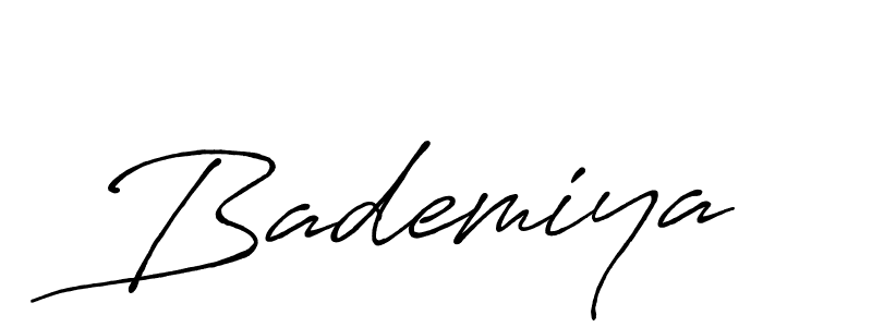 It looks lik you need a new signature style for name Bademiya. Design unique handwritten (Antro_Vectra_Bolder) signature with our free signature maker in just a few clicks. Bademiya signature style 7 images and pictures png