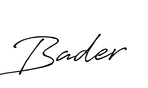 Also we have Bader name is the best signature style. Create professional handwritten signature collection using Antro_Vectra_Bolder autograph style. Bader signature style 7 images and pictures png