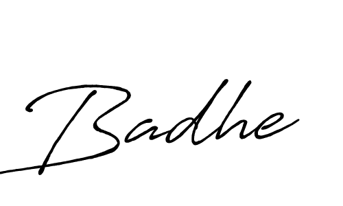 It looks lik you need a new signature style for name Badhe. Design unique handwritten (Antro_Vectra_Bolder) signature with our free signature maker in just a few clicks. Badhe signature style 7 images and pictures png