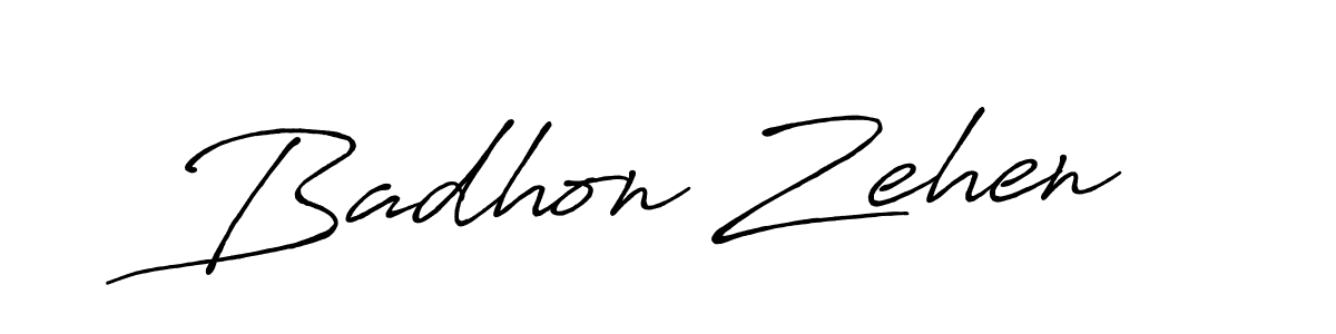 if you are searching for the best signature style for your name Badhon Zehen. so please give up your signature search. here we have designed multiple signature styles  using Antro_Vectra_Bolder. Badhon Zehen signature style 7 images and pictures png