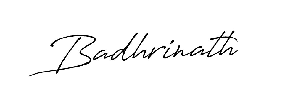 Similarly Antro_Vectra_Bolder is the best handwritten signature design. Signature creator online .You can use it as an online autograph creator for name Badhrinath. Badhrinath signature style 7 images and pictures png