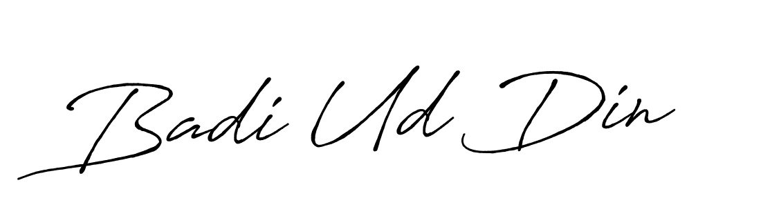 Make a beautiful signature design for name Badi Ud Din. Use this online signature maker to create a handwritten signature for free. Badi Ud Din signature style 7 images and pictures png