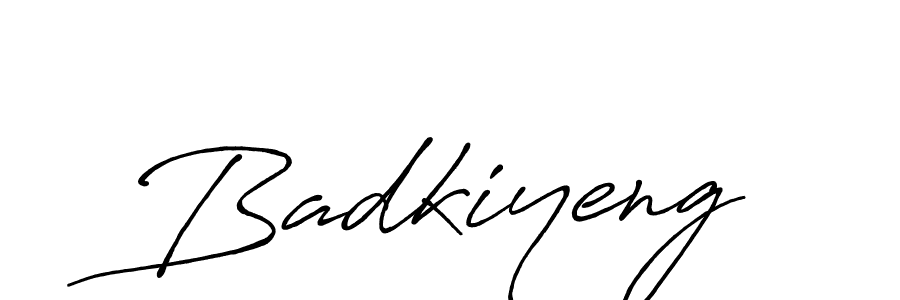 How to make Badkiyeng name signature. Use Antro_Vectra_Bolder style for creating short signs online. This is the latest handwritten sign. Badkiyeng signature style 7 images and pictures png