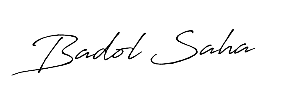 Make a beautiful signature design for name Badol Saha. Use this online signature maker to create a handwritten signature for free. Badol Saha signature style 7 images and pictures png