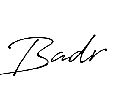 Use a signature maker to create a handwritten signature online. With this signature software, you can design (Antro_Vectra_Bolder) your own signature for name Badr. Badr signature style 7 images and pictures png