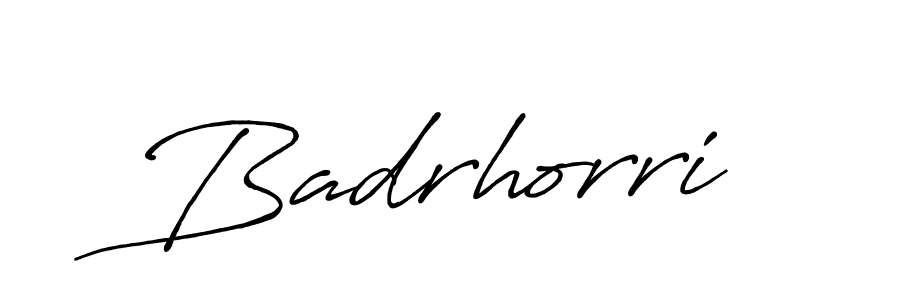 Design your own signature with our free online signature maker. With this signature software, you can create a handwritten (Antro_Vectra_Bolder) signature for name Badrhorri. Badrhorri signature style 7 images and pictures png