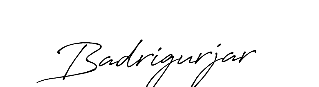 Use a signature maker to create a handwritten signature online. With this signature software, you can design (Antro_Vectra_Bolder) your own signature for name Badrigurjar. Badrigurjar signature style 7 images and pictures png