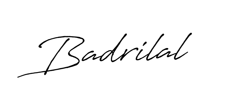 Make a beautiful signature design for name Badrilal. Use this online signature maker to create a handwritten signature for free. Badrilal signature style 7 images and pictures png