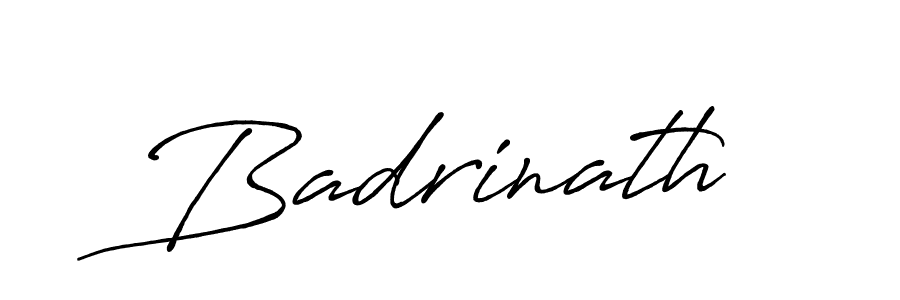 It looks lik you need a new signature style for name Badrinath. Design unique handwritten (Antro_Vectra_Bolder) signature with our free signature maker in just a few clicks. Badrinath signature style 7 images and pictures png