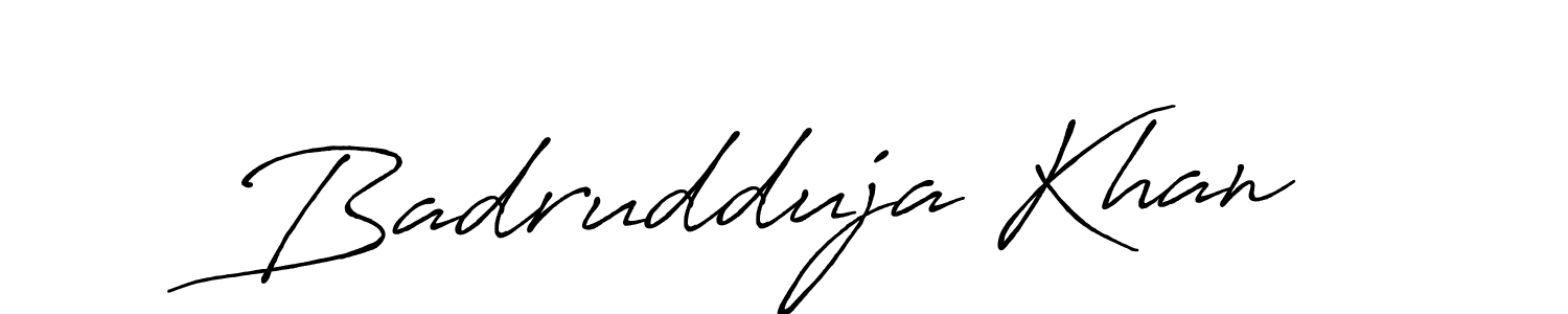 You can use this online signature creator to create a handwritten signature for the name Badrudduja Khan. This is the best online autograph maker. Badrudduja Khan signature style 7 images and pictures png