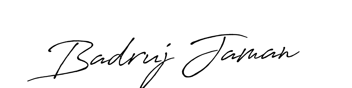Make a short Badruj Jaman signature style. Manage your documents anywhere anytime using Antro_Vectra_Bolder. Create and add eSignatures, submit forms, share and send files easily. Badruj Jaman signature style 7 images and pictures png