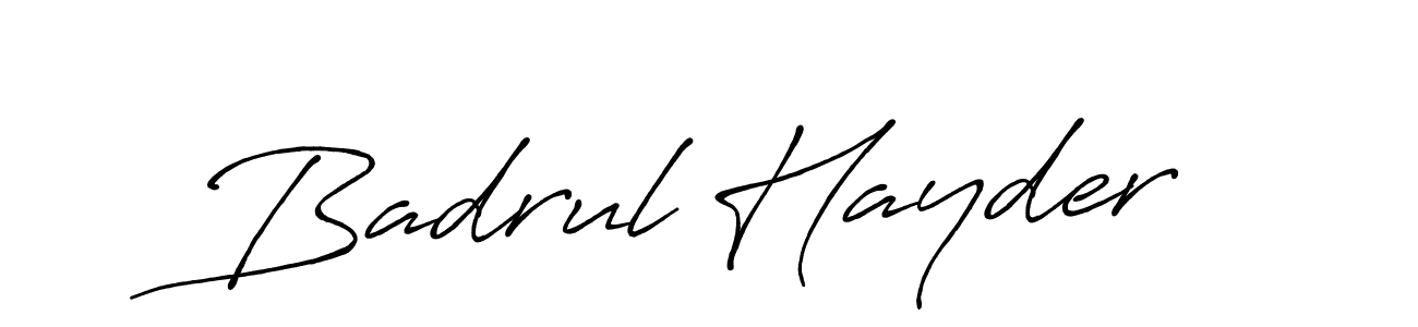 It looks lik you need a new signature style for name Badrul Hayder. Design unique handwritten (Antro_Vectra_Bolder) signature with our free signature maker in just a few clicks. Badrul Hayder signature style 7 images and pictures png