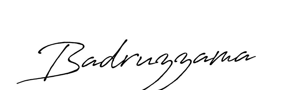 Create a beautiful signature design for name Badruzzama. With this signature (Antro_Vectra_Bolder) fonts, you can make a handwritten signature for free. Badruzzama signature style 7 images and pictures png