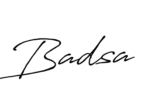 Create a beautiful signature design for name Badsa. With this signature (Antro_Vectra_Bolder) fonts, you can make a handwritten signature for free. Badsa signature style 7 images and pictures png