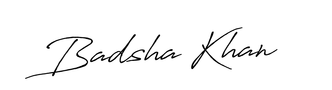 Use a signature maker to create a handwritten signature online. With this signature software, you can design (Antro_Vectra_Bolder) your own signature for name Badsha Khan. Badsha Khan signature style 7 images and pictures png