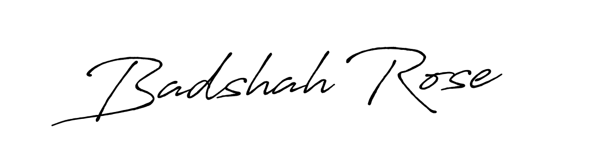 The best way (Antro_Vectra_Bolder) to make a short signature is to pick only two or three words in your name. The name Badshah Rose include a total of six letters. For converting this name. Badshah Rose signature style 7 images and pictures png