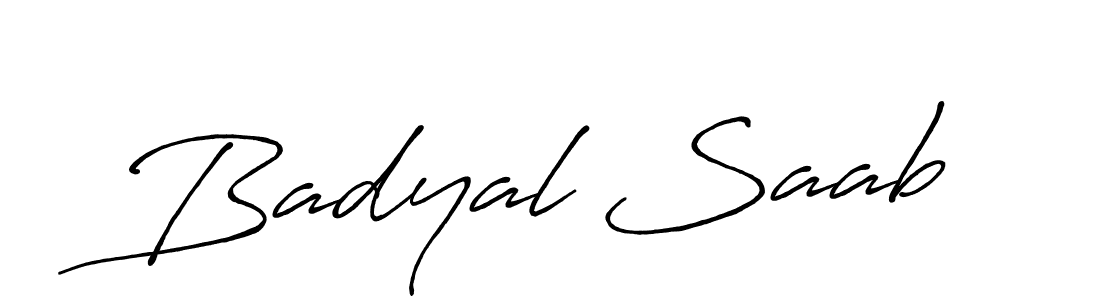 How to make Badyal Saab signature? Antro_Vectra_Bolder is a professional autograph style. Create handwritten signature for Badyal Saab name. Badyal Saab signature style 7 images and pictures png
