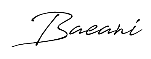 Master the art of signing with Baeani written in fluent Antro_Vectra_Bolder script. A great template to practice and refine your handwriting. Baeani signature style 7 images and pictures png