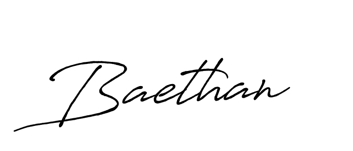 Baethan stylish signature style. Best Handwritten Sign (Antro_Vectra_Bolder) for my name. Handwritten Signature Collection Ideas for my name Baethan. Baethan signature style 7 images and pictures png