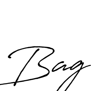 How to make Bag signature? Antro_Vectra_Bolder is a professional autograph style. Create handwritten signature for Bag name. Bag signature style 7 images and pictures png