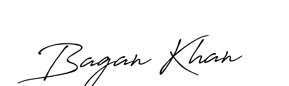 Design your own signature with our free online signature maker. With this signature software, you can create a handwritten (Antro_Vectra_Bolder) signature for name Bagan Khan. Bagan Khan signature style 7 images and pictures png