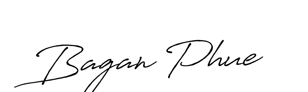 Make a beautiful signature design for name Bagan Phue. With this signature (Antro_Vectra_Bolder) style, you can create a handwritten signature for free. Bagan Phue signature style 7 images and pictures png